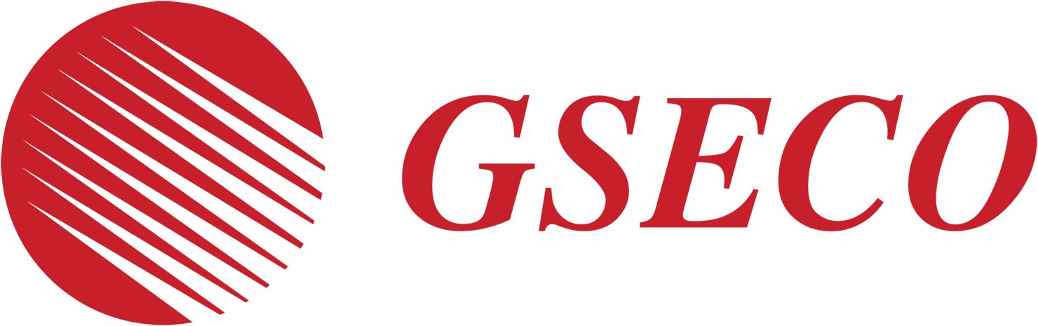 GSECO The gseco logo on a black background.